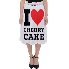 I Love Cherry Cake Classic Midi Skirt by ilovewhateva