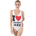 I love cherry cake High Leg Strappy Swimsuit View1