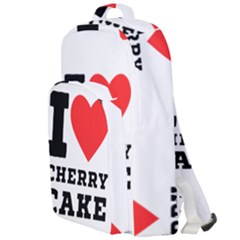 I Love Cherry Cake Double Compartment Backpack by ilovewhateva