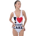 I love cherry cake Side Cut Out Swimsuit View1