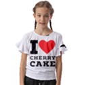 I love cherry cake Kids  Cut Out Flutter Sleeves View1