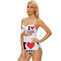 I love cherry cake Knot Front One-Piece Swimsuit View2