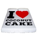 I love coconut cake Fitted Sheet (Queen Size) View1