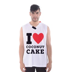 I Love Coconut Cake Men s Basketball Tank Top by ilovewhateva