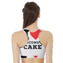 I love coconut cake Sports Bra with Border View2