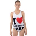 I love coconut cake Cut-Out Back One Piece Swimsuit View1