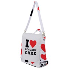 I Love Coconut Cake Crossbody Backpack by ilovewhateva