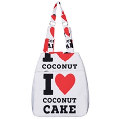 I Love Coconut Cake Center Zip Backpack by ilovewhateva