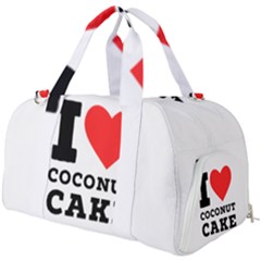 I Love Coconut Cake Burner Gym Duffel Bag by ilovewhateva