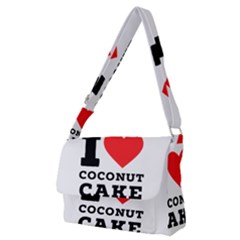 I Love Coconut Cake Full Print Messenger Bag (m) by ilovewhateva