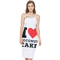 I Love Coconut Cake Bodycon Cross Back Summer Dress by ilovewhateva