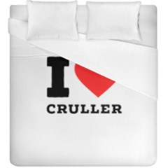 I Love Cruller Duvet Cover (king Size)