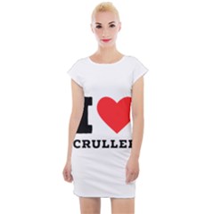 I Love Cruller Cap Sleeve Bodycon Dress by ilovewhateva