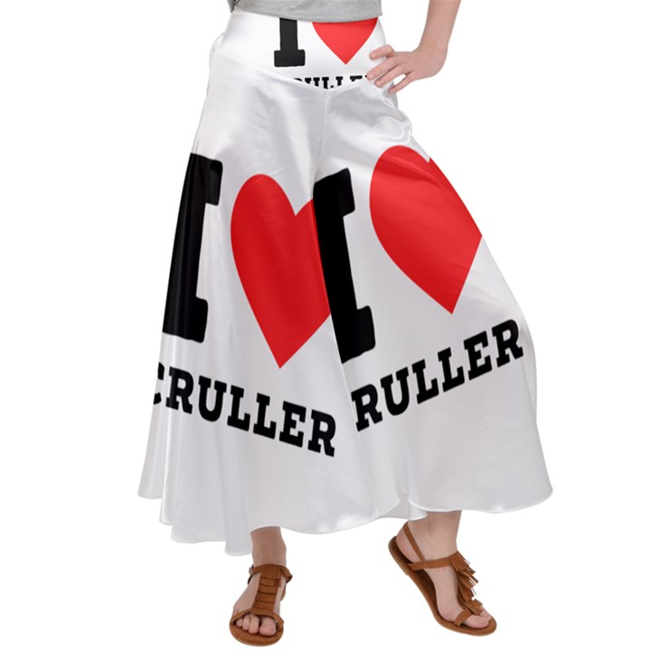 I love cruller Women s Satin Palazzo Pants