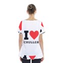 I love cruller Skirt Hem Sports Top View2