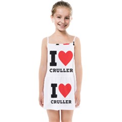 I Love Cruller Kids  Summer Sun Dress by ilovewhateva