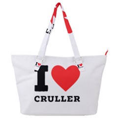 I Love Cruller Full Print Shoulder Bag by ilovewhateva