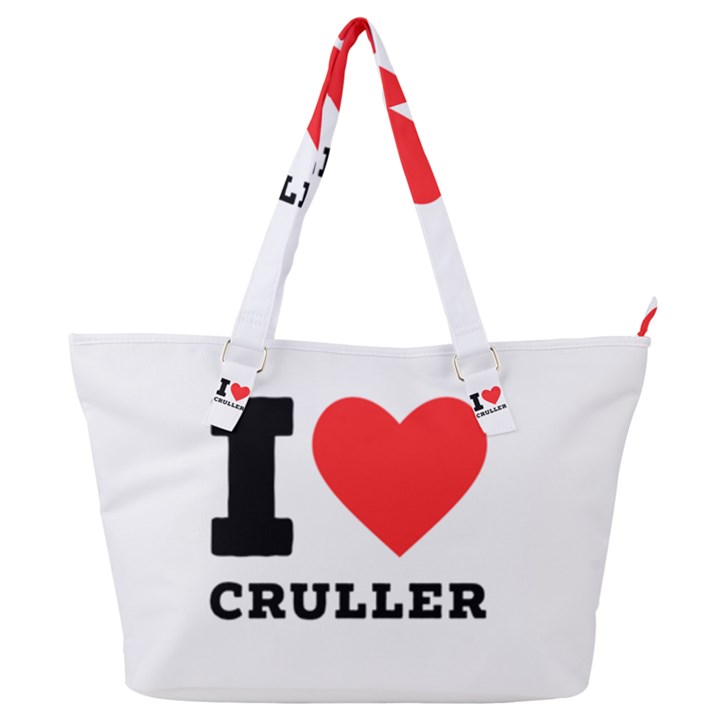 I love cruller Full Print Shoulder Bag