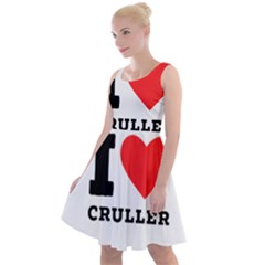 I Love Cruller Knee Length Skater Dress by ilovewhateva