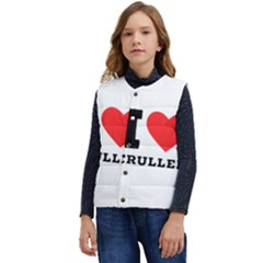 I Love Cruller Kid s Short Button Up Puffer Vest	 by ilovewhateva