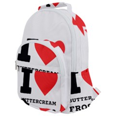 I Love Buttercream Frosting Rounded Multi Pocket Backpack by ilovewhateva