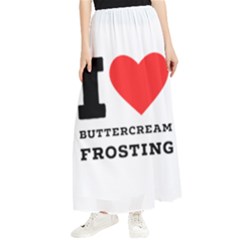 I Love Buttercream Frosting Maxi Chiffon Skirt by ilovewhateva