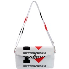 I Love Buttercream Frosting Removable Strap Clutch Bag by ilovewhateva