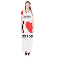 I Love Ambrosia Short Sleeve Maxi Dress by ilovewhateva