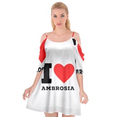 I Love Ambrosia Cutout Spaghetti Strap Chiffon Dress by ilovewhateva