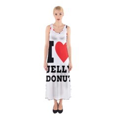 I Love Jelly Donut Sleeveless Maxi Dress by ilovewhateva