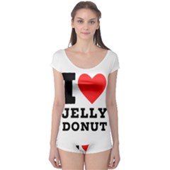 I Love Jelly Donut Boyleg Leotard  by ilovewhateva