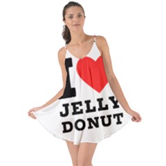 I Love Jelly Donut Love The Sun Cover Up by ilovewhateva