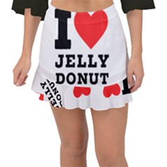 I Love Jelly Donut Fishtail Mini Chiffon Skirt by ilovewhateva