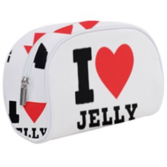 I Love Jelly Donut Make Up Case (medium) by ilovewhateva