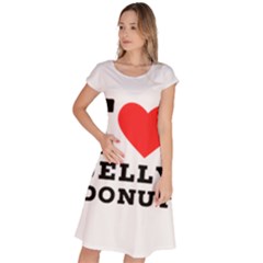 I Love Jelly Donut Classic Short Sleeve Dress by ilovewhateva