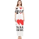 I love jelly donut Draped Sleeveless Chiffon Jumpsuit View1