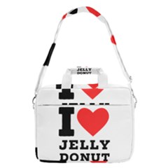 I Love Jelly Donut Macbook Pro 13  Shoulder Laptop Bag  by ilovewhateva