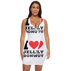 I Love Jelly Donut Draped Bodycon Dress by ilovewhateva