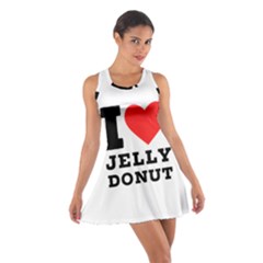 I Love Jelly Donut Cotton Racerback Dress by ilovewhateva