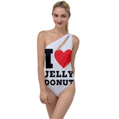 I Love Jelly Donut To One Side Swimsuit by ilovewhateva