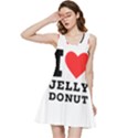 I love jelly donut Inside Out Racerback Dress View3