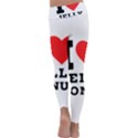 I love jelly donut Kids  Lightweight Velour Classic Yoga Leggings View4