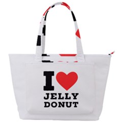 I Love Jelly Donut Back Pocket Shoulder Bag  by ilovewhateva