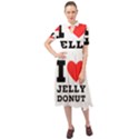 I love jelly donut Keyhole Neckline Chiffon Dress View1