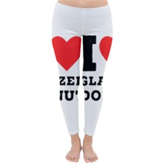 I Love Glazed Donut Classic Winter Leggings by ilovewhateva