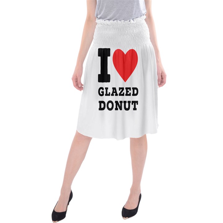 I love glazed donut Midi Beach Skirt