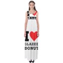 I love glazed donut Empire Waist Maxi Dress View1