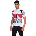 I love glazed donut Men s Short Sleeve Cycling Jersey View2