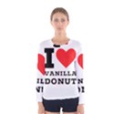 I love vanilla donut Women s Long Sleeve Tee View1