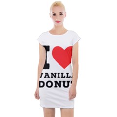 I Love Vanilla Donut Cap Sleeve Bodycon Dress by ilovewhateva